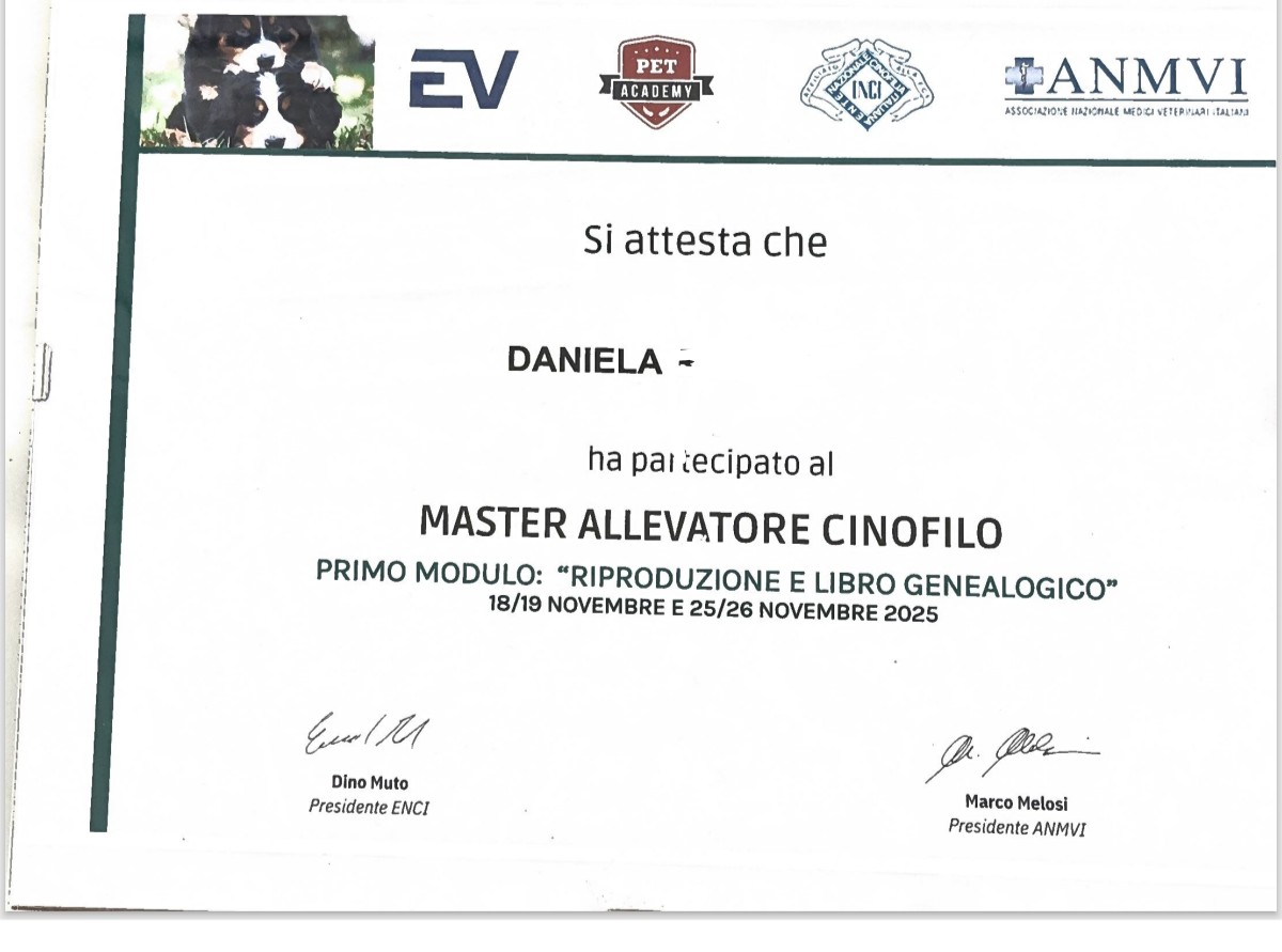 Master Allevatore Cinofilo – Modulo 1